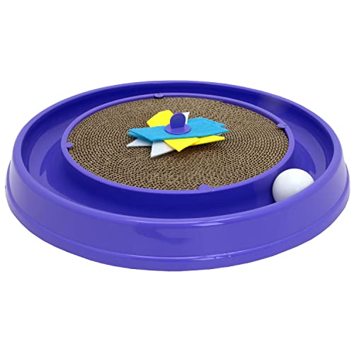 Kitty City Cat Scratchers - Cat Scratching Pad & Ball Track Scratcher - color: A) XL Scratcher