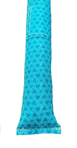 15” Refillable Catnip Kicker Toy for Cats – Handmade in USA Plush Kick Stick Filled with 1 oz Premium Catnip & Extra Catnip Included – Interactive Bunny Kick Toy (Turquoise) - color: Turquoise