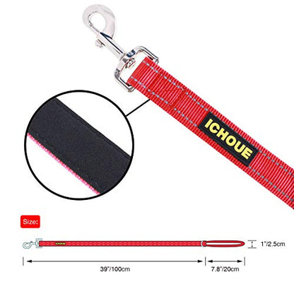 iChoue French Bulldog Harness and Leash Set Adjustable Padded Locked Buckle with Handle for Frenchie Pug English Boston Terrier Dogs, Red, Small - color: A Harness with Leash Red, size: Small ( 5 - 25 lbs )