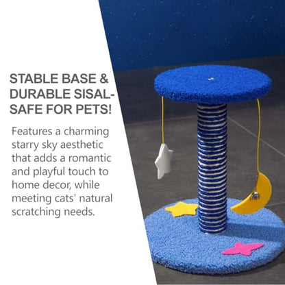 Starry Sky Cat Tree Tower | Multi-Layer Cats Furniture with Space Capsule | Cat Bed & Cat House Combined | Durable Cat Scratching Post for Indoor Cats (12Inch)