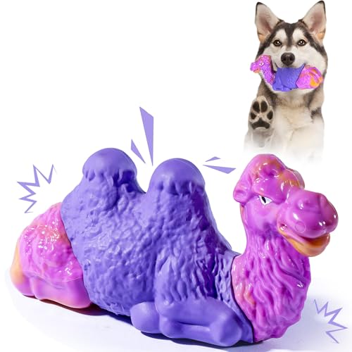 Tough Dog Toys for Aggressive Chewers, Durable Indestructible Nylon Dog Chew Toys for Large Medium Small Breeds, Squeaky Chew Toy for Puppy Teething, Interactive Dogs Toy Keep Them Busy (Wood Flavor) - color: Wood Scent