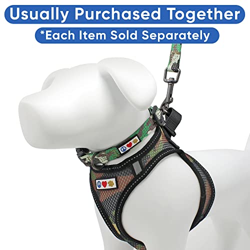 Pawtitas Reflective Mesh Puppy Dog Harness for Extra Extra Small Dogs – Adjustable | No Pull | Fits Neck 8 in Chest 12 in | XXS | Green Camouflage - color: Green Camouflage, size: 2 Extra Small