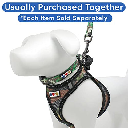 Pawtitas Reflective Mesh Puppy Dog Harness for Extra Extra Small Dogs – Adjustable | No Pull | Fits Neck 8 in Chest 12 in | XXS | Green Camouflage - color: Green Camouflage, size: 2 Extra Small