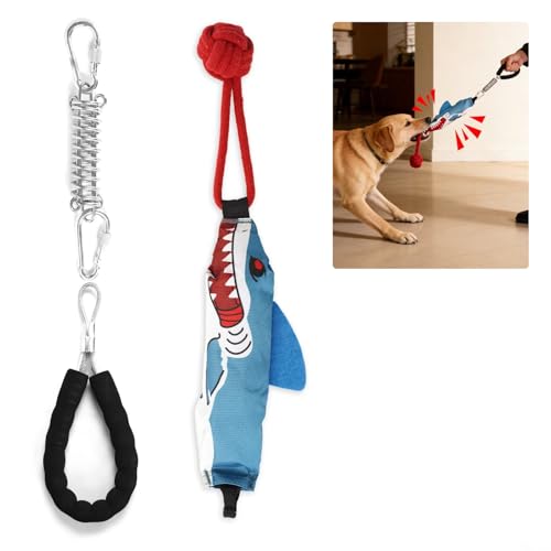 Tug of War Dog Toy with Handle, Dog Rope Toy for Aggressive Chewers, Interactive Dog Pull Toy for Training, Durable Rope Tug Toy for Medium Large Dogs
