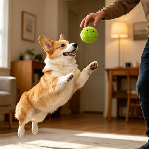 Hide and Seek Dog Toys, Interactive Squeaky Plush Puzzle Toy with Crinkle, Dog Enrichment Toys for Boredom & Stimulation, for Small Medium Dogs, Non-Aggressive Chewers(Pea Balls, Pack of 3) - style: A-Peas
