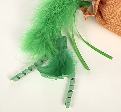 SmartyKat Kolossal Karrot Crinkle Kicker Catnip Cat Toy - Orange, Jumbo - style: Kolossal Karrot