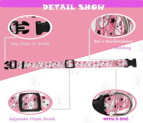 Cute Dog Collar, Halloween Dog Collar for Medium Dogs - color: Halloween-2, size: M