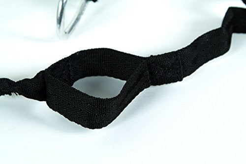 Neewa Tug Line with Bungee (1.5m (5ft), Black), To Run with Your Dog, Hands-Free Dog Leash - size: 1.5 - 2.0 m