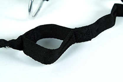 Neewa Tug Line with Bungee (1.5m (5ft), Black), To Run with Your Dog, Hands-Free Dog Leash - size: 1.5 - 2.0 m