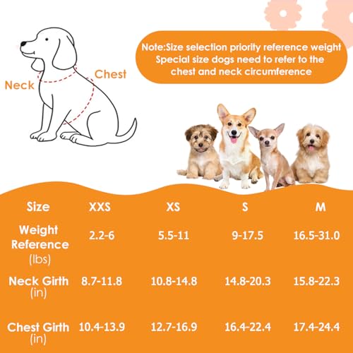 Lukovee Puppy Harness and Leash Set, No Pull Lightweight Soft Suede Adjustable Pet Harness Vest with Snap Buckle for Puppy Small and Medium Size Dog (Black-S) - color: ·Black Daisy, size: Small ( 9-17.5lb )