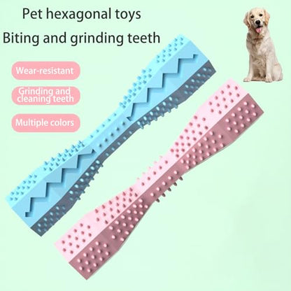 Rubber Dog Chew Toy for Aggressive Chewers, Promotes Teeth Health, Interactive Pet Teeth Toy, Pet Enrichment