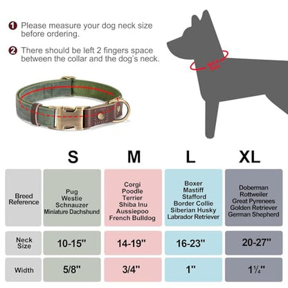 Personalized Dog Collars, Custom PU Leather Dog Collar with Name&Phone Number, Engraved Dog Collar for Small Dogs, Adjustable Durable Collar with Quick Release Metal Buckle, Brown,S - color: Brown, size: S: Neck 11-15", Width 0.6"