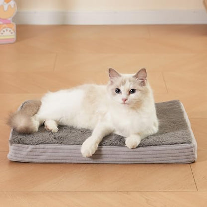 Self Warming Cat Bed Self Heating Cats Puppies Mat Pet Pad for Indoor Outdoor Pets with Non-Slip Bottom Washable (20x16 Inch) - size: 20x16 Inch