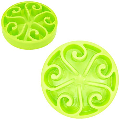 Slow Feeder Dog Bowl Anti-Choking Help Prevent Bloat Non Toxic BPA Free Feeding Dish SH-10303, Green