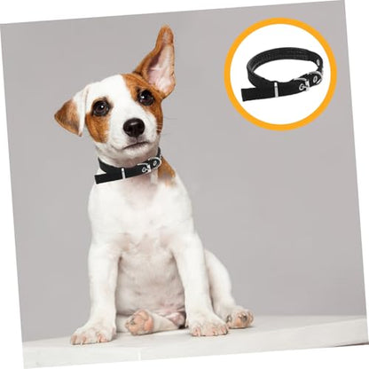 SUPVOX Adjustable Soft Polyester Pet Collar Buckle Comfortable Wear-Resistant Neck Decor for Cats and Puppies