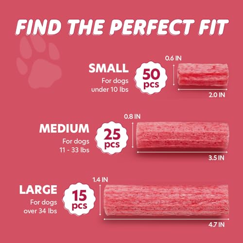 SuperPaw Dental Chews for Dogs - Blueberry Flavor, Antioxidant Support - Healthy Dog Dental Treats for Teeth and Gum Cleaning, Natural Chew Toy Alternative, Dog Chews - Small, 50 Treats - size: 50 Count (Pack of 1)