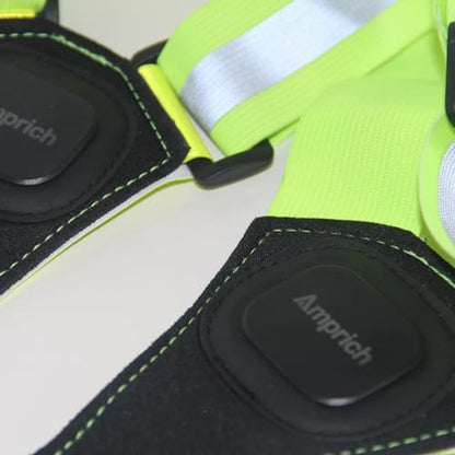 LED Reflective Running Vest,High Visibility Reflective Running Gear,Rechargeable Light Up Running Vest for Walking Running Cycling,Adjustable for Men Women Kids