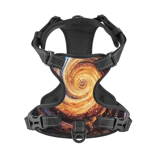 Universe Large Dog Harness Soft Padded Adjustable Dog Vest, Reflective Harness with Easy Control Handle - size: Medium