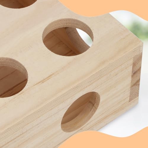 Interactive Cat Toy Puzzle Box Wooden Treat Maze Scratcher Peek Play Toy Box Fun Interactive Cat Toy Fun Hide and Seek Agility Toys - color: Puzzle Box