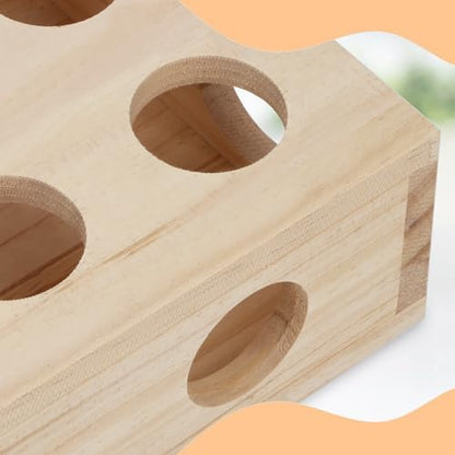 Interactive Cat Toy Puzzle Box Wooden Treat Maze Scratcher Peek Play Toy Box Fun Interactive Cat Toy Fun Hide and Seek Agility Toys - color: Puzzle Box