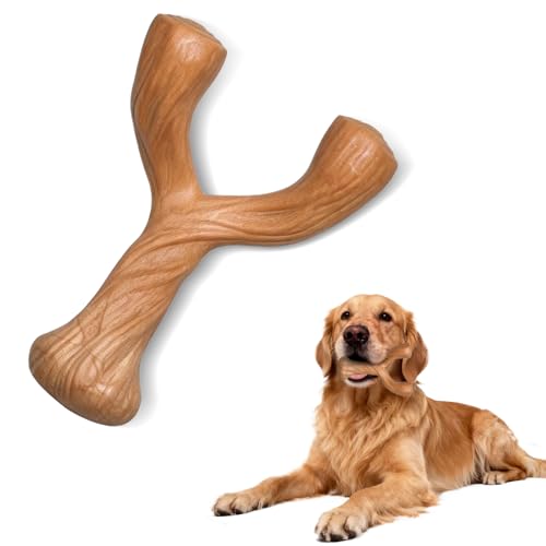 Indestructible Dog Toys for Aggressive Chewers, Durable Long-Lasting Dog Chew Toys for Medium & Large Breed 25-80 lbs, Tough Wood Chewing Sticks for Teeth Cleaning, Stress & Boredom Relief - color: Y