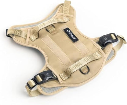 2026 New Edition, Fei & Eve MagEase Dog Harness - Instant Magnetic Buckle | 3-Point No-Pull Control | Heavy-Duty 900D Nylon | Dual Safety Handles | Breathable Mesh | Adjustable Fit | X-Large,Champagne - color: Champagne, size: XL