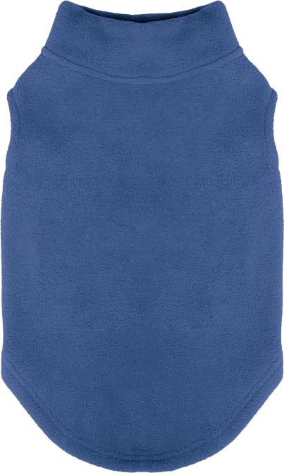 Gooby Boys X-Small Length (7 Inch) Stretch Fleece, Steel Blue, X-Small Length 7 US - color: Steel Blue, size: X-Small Length (7")