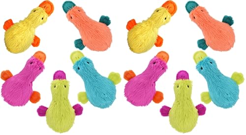 Multipet Duckworth Plush Filled Dog Toy, Assorted Colors, (Pack of 2) - size: 13" (Pack of 2)