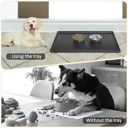 Replacement Tray for Dog Crate Pans Large 48 Inch Plastic Bottom Pan for Pet Kennel Crate Liner Trays (48 inch) - size: 42.0"L x 24.0"W x 1.3"H