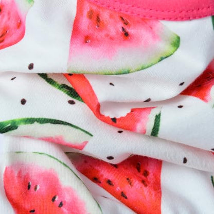 Dog Pajamas for Small Dogs, Soft Thin Pjs Jammies Cat Doggie, Summer Pet Cute Puppy Clothes Outfits Dogs Boy Girl(Watermelon,XS) - color: Watermelon, size: X-Small (Chest 11.8 in)