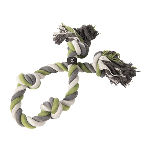 Browning Pet Training Tools, Durable Dog Toys for Tug and Fetch, Rope Toy (Military Green), Medium - color: Rope Toy (Military Green)