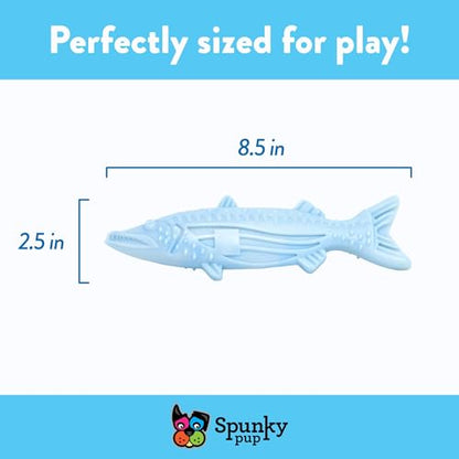 Spunky pup Clean Earth Heavy Duty Dog Chew Toys for Aggressive Chewers - Recycled, Made in USA, Barracuda - style: Barracuda
