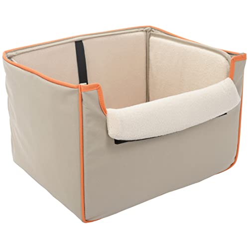 CO-PILOT Dog Car Seat, Foldable Dog Booster Seat for Small Dogs, Dog Car Harness