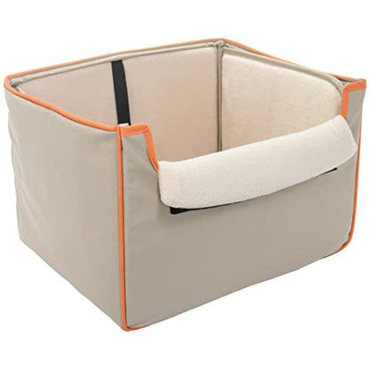 CO-PILOT Dog Car Seat, Foldable Dog Booster Seat for Small Dogs, Dog Car Harness