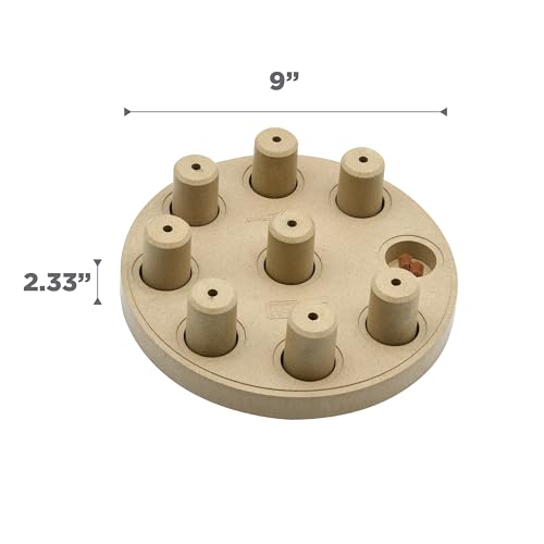 Outward Hound by Nina Ottosson Dog Smart Treat Puzzle Enrichment Toy, Level 1 Beginner, Tan, Composite - color: Dog Smart Composite (Tan)