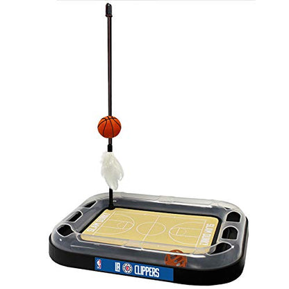 LA Clippers Basketball Cat Scratcher Toy - color: LA Clippers
