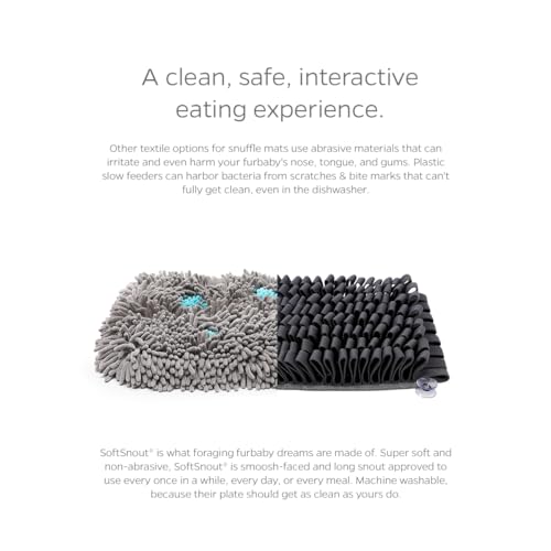 Pet Parents Forager Snuffle Mat with SoftSnout & Non-Slip Backing, Slow Feeder for Large & Small Dogs (Meadow 12")