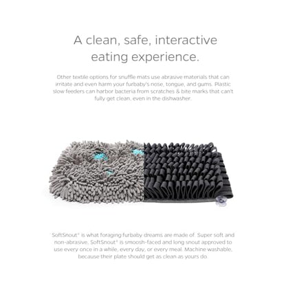 Pet Parents Forager Snuffle Mat with SoftSnout & Non-Slip Backing, Slow Feeder for Large & Small Dogs (Meadow 12")