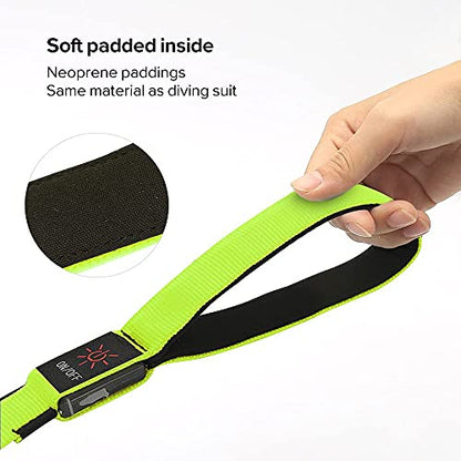 Colaseeme Light Up Dog Leash, LED Pet Leashes USB Rechargeable, Glow Safety Dogs Lights at Night (4FT,Green) - color: Green, size: 4FT