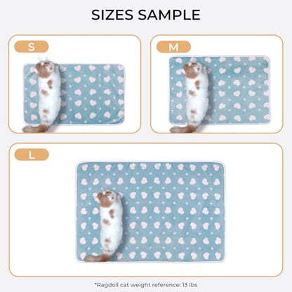 1 Pack 3 Blankets Super Soft Cute Dot Pattern Pet Blanket Flannel Throw for Dog Puppy Cat Purple/Pink/Cyan Large - color: Purple/Pink/Cyan, size: 41x31 inch (Pack of 3)