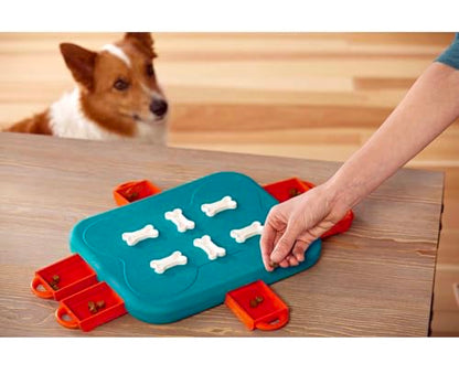 Interactive Dog and Cat Games Treat Hiding Challenge Mental Stimulation with Rewards (12.75 Inch Casino Game) - size: 12.75 Inch Casino Game