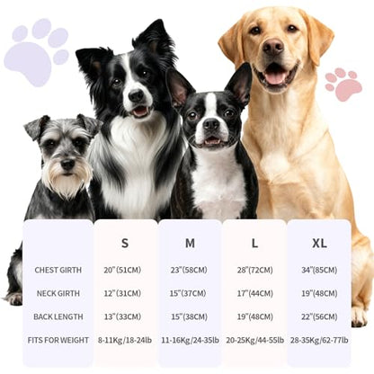 Dog Shirt, Cooling Vest Lightweight Breathable, Dog T-Shirts All-Season Sun Protection Quick Dry Soft Stretchy Reflective Tank Top - Small Medium Large Dogs (Brier Rose+Lilac Ether, Large) - color: Brier Rose+Lilac Ether, size: Large (44-55lbs)