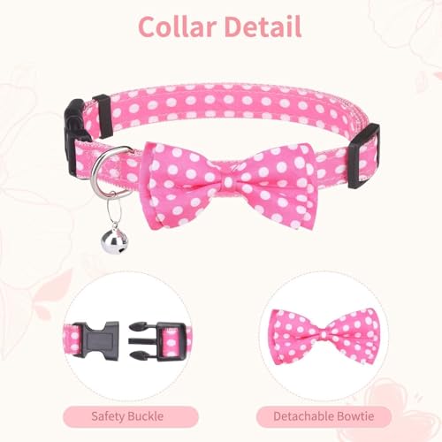 BINGPET Dog Harness Collar Leash Set,Adjustable No Pull Escape Proof Small Dog Harness,Classic Plaid Puppy Harness and Leash Set for Small Medium Large Dogs Training Easy Walk Running(Polka Dots,S) - color: Polka Dots, size: S(Chest Girth:14.9''-20.9'')