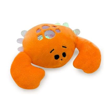 Pounce & Purr® Plush Cat Toys, Catnip & Silvervine Infused, Shiny Iridescent Accents, Interactive Play Toys for Cats & Kittens (Colorful Seashine Series) - color: Seashine