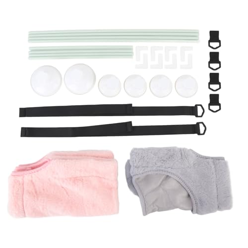 Double Layer Cat Window Perch, Cat Window Hammock Bed with 360° Full View and 33lbs Weight Limit, Includes 6 Strong Suction Cups for Indoor Cats on Smooth Windows (Double Layer Gray+Pink) - color: Double Layer Gray+Pink