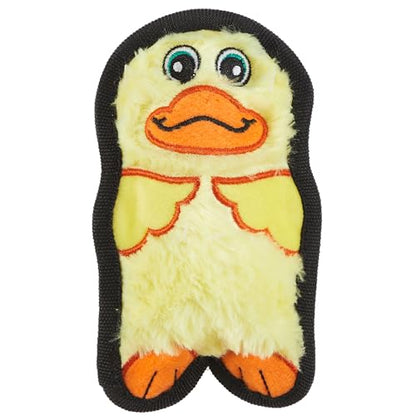 Outward Hound Durablez Minis – Squeaky Plush Dog Toy, No Stuffing for Less Mess, Interactive & Tough, Jumbo Squeaker, Puppies & Small Dogs, Duck, 6" - color: Duck, size: X-Small (Pack of 1)