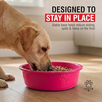 Loving Pets Dolce Luminoso Dog Bowl, Large, Pink - color: Pink, size: Large