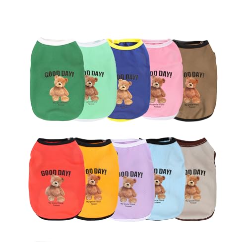 10 Pack Dog Cooling Shirts Breathable Instant Cooling Dogs Vest Lightweight for Summer Dog Clothes cat Clothes (2XL) - size: XX-Large