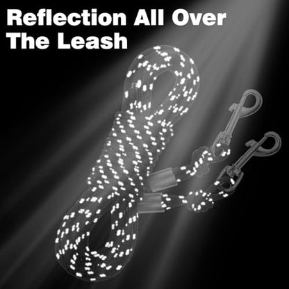 Reflective Cat Leash - 15 Feet Long, Escape Proof Durable Walking Lead, Safe Extender Pet Tie Out for Outdoor Training, Playing, Camping - Suitable for Kittens, Puppies, Rabbits, Small Animals - size: 15ft