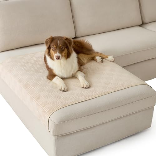 Bedsure Waterproof Couch Cover for Dogs Washable - Waterproof Blanket for Large Dogs Couch Sofa Cozy, Lightweight Furniture Protector for Pet Cat Quick Drying Puppy, Sandy Tan, 40x50IN - color: Sandy Tan, size: 40x50 inch